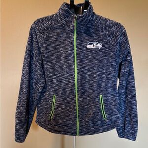 Seattle Seahawks Blue Jacket with Green Accents
